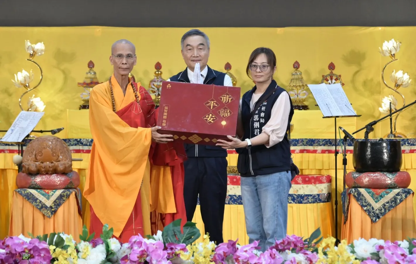 福智僧團普渡法會，700萬公益物資助中部社福機構與關懷家庭