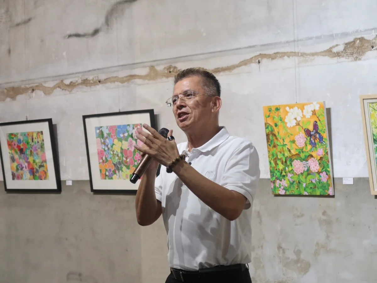 大觀察家雙個展富興工廠展出，龍寶建設董事長張麗莉現身力挺