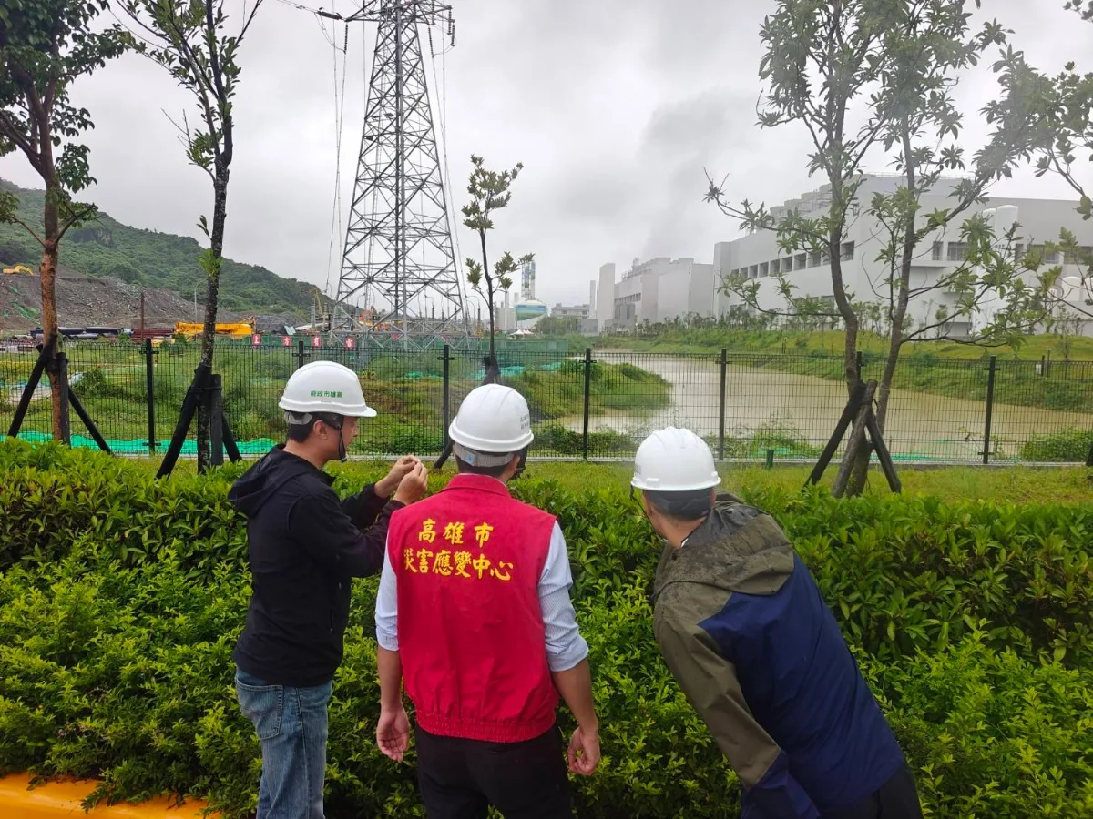 超豪大雨襲港都　經發局長廖泰翔：台積電高雄廠營運未受影響