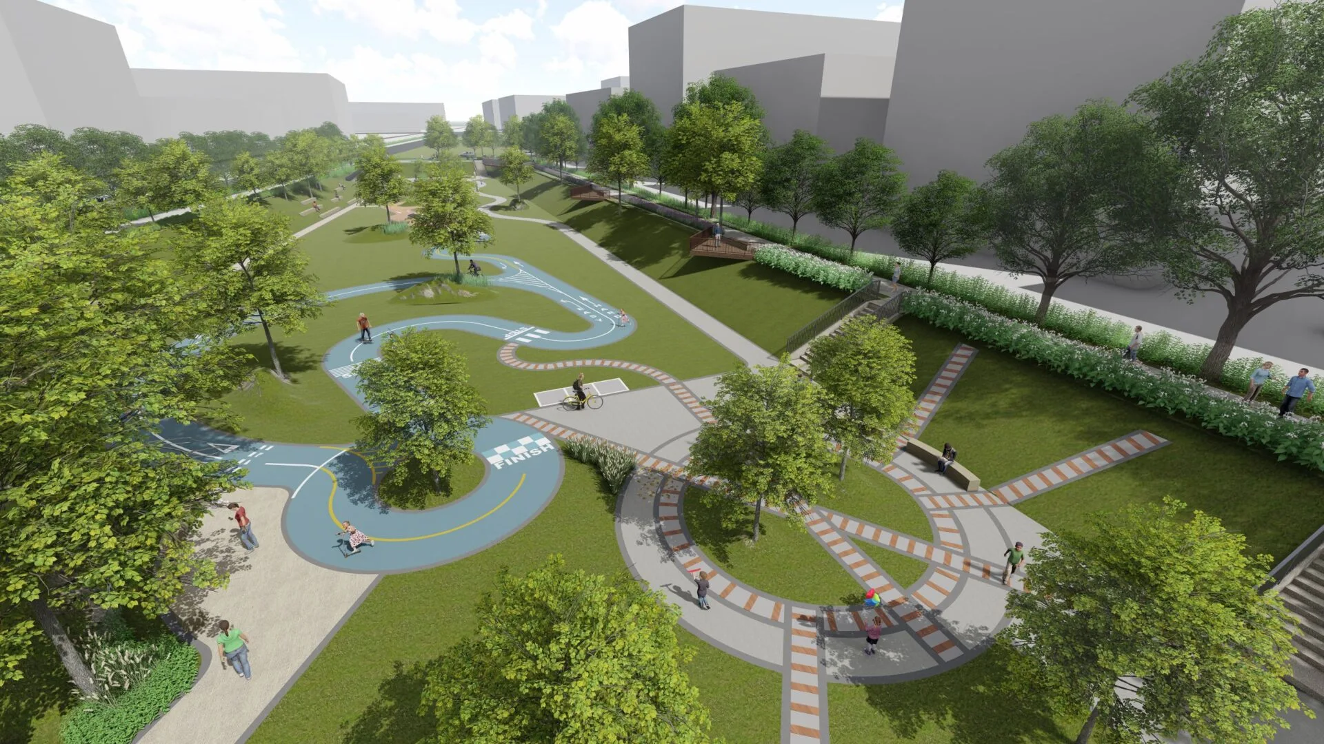 南科A~O區段打造南科特色公園，獲兩座國家卓越建設獎